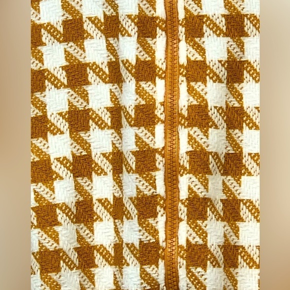 HERSY Gold White Bomber Style Jacket Full Zip Style HJ0019A Size Small - Picture 8 of 16